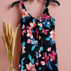FLORAL PINK ONE PIECE SWIMSUIT